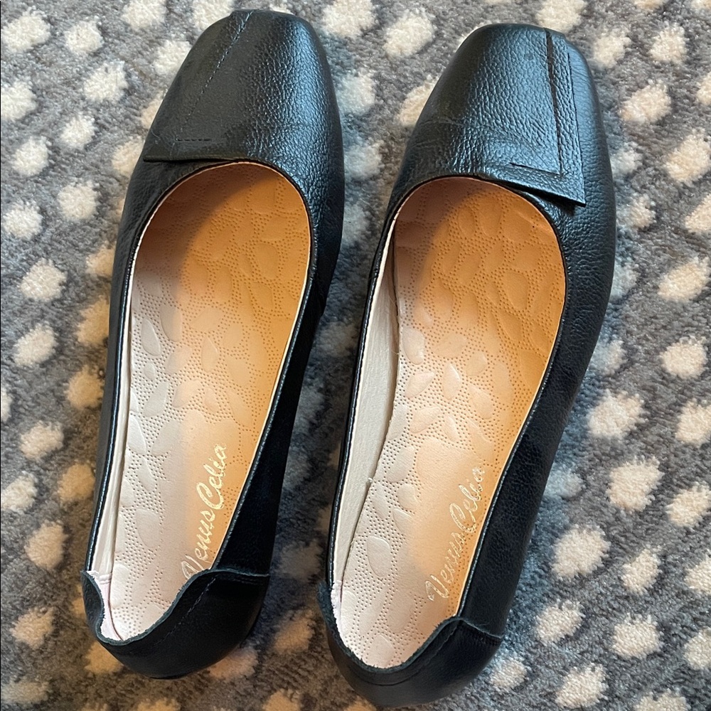 Pierre Dumas Elegant Black Flats